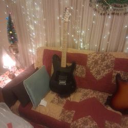 Davison Black Electric Guitar