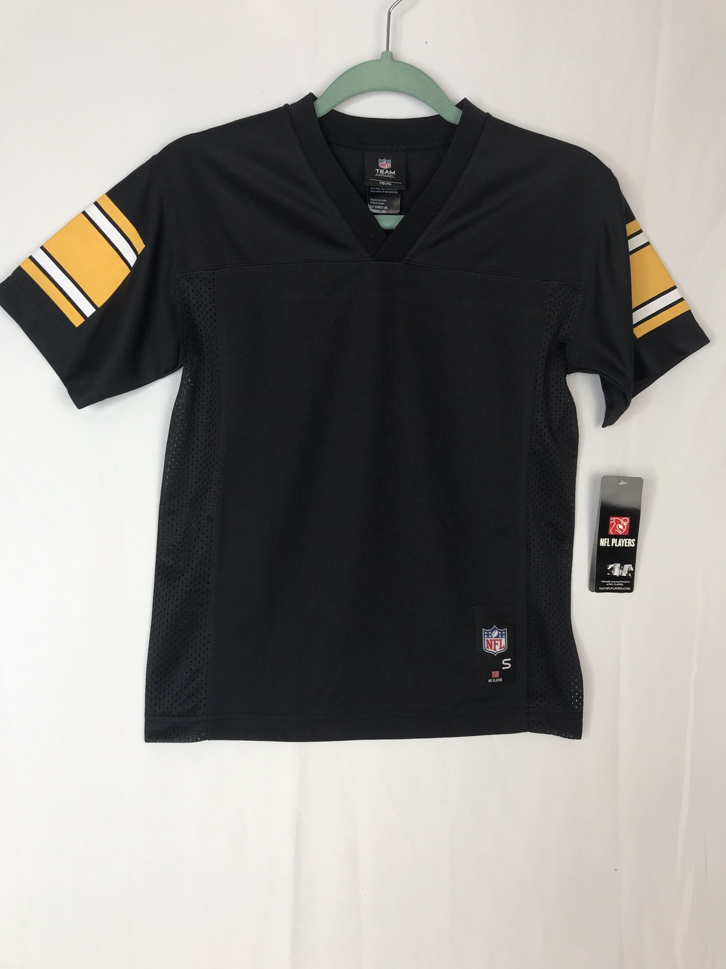 Pittsburgh Steelers Youth NFL Team Apparel Mesh/Nylon Shirt Size 8 New