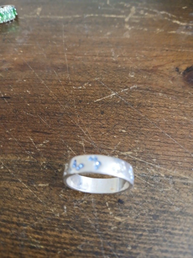 Women's Sterling Silver Ring Butterfly Design Size 9