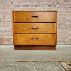 Mid Century Modern Lane Acclaim Walnut 3 Drawer Dresser Vintage 
