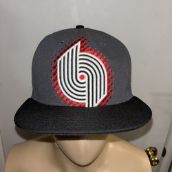 Portland Trail Blazers Hardwood Classics New Era 59FIFTY Size 7 1/2 Fitted Hat