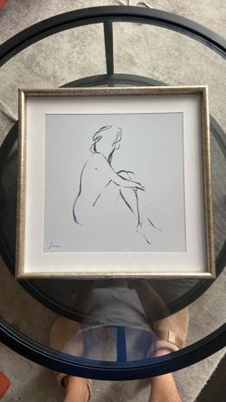 Framed Feminine Print