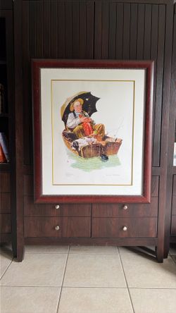 Norman Rockwell ~ Gone Fishin - 2005 Limited Edition