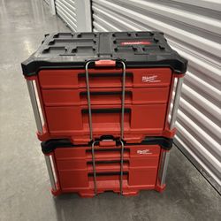 Milwaukee Packout 22 in. Modular 3-Drawer Multi Drawer Tool Boxes