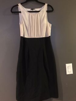 The limited black and cream dress