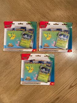 Pokémon 30th Celebration Tech Sticker Collection x3