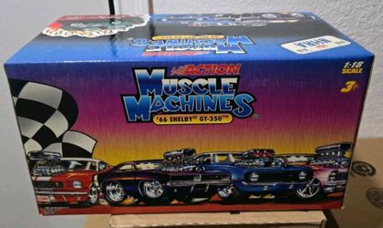 Action NHRA John Force 1966 Ford Shelby 66Mustang GT-350 Castrol GTX 1:18 NEW