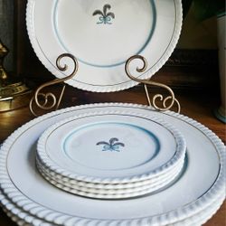 Vintage Set 4 Dinner & Salad/ Bread Butter Side Plates -  Johnson Bros English Wales