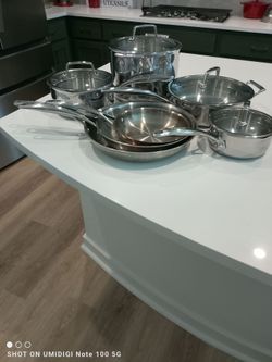 Henckles 10  piece  stainless steel cookware
