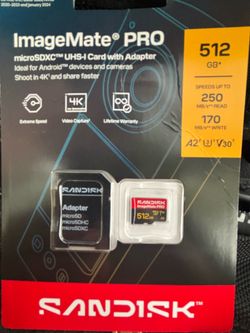 Imaginate pro 512 GB micro SDXC