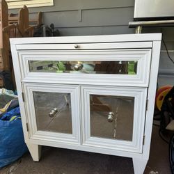 Bedside Cabinet With Desk Pull Out