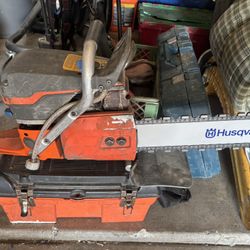Husqvarna Concrete Cutting Chain Saw