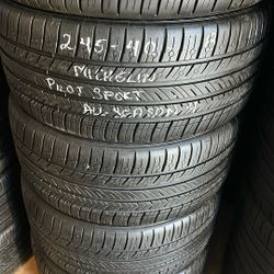 Set Of Michelin Pilot Sport All Season 4 245/40ZR18 Tires