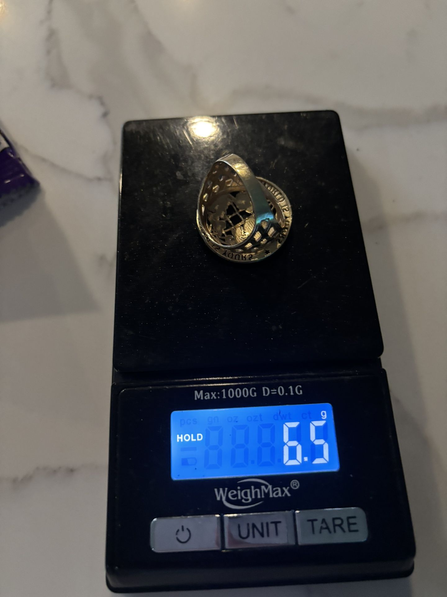 The World Is Yours Ring 10k 