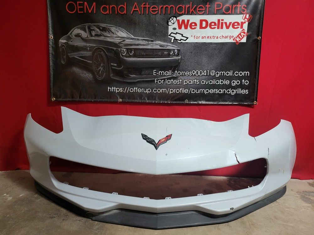 2014 - 2019 Chevy Corvette Front Bumper Oem
