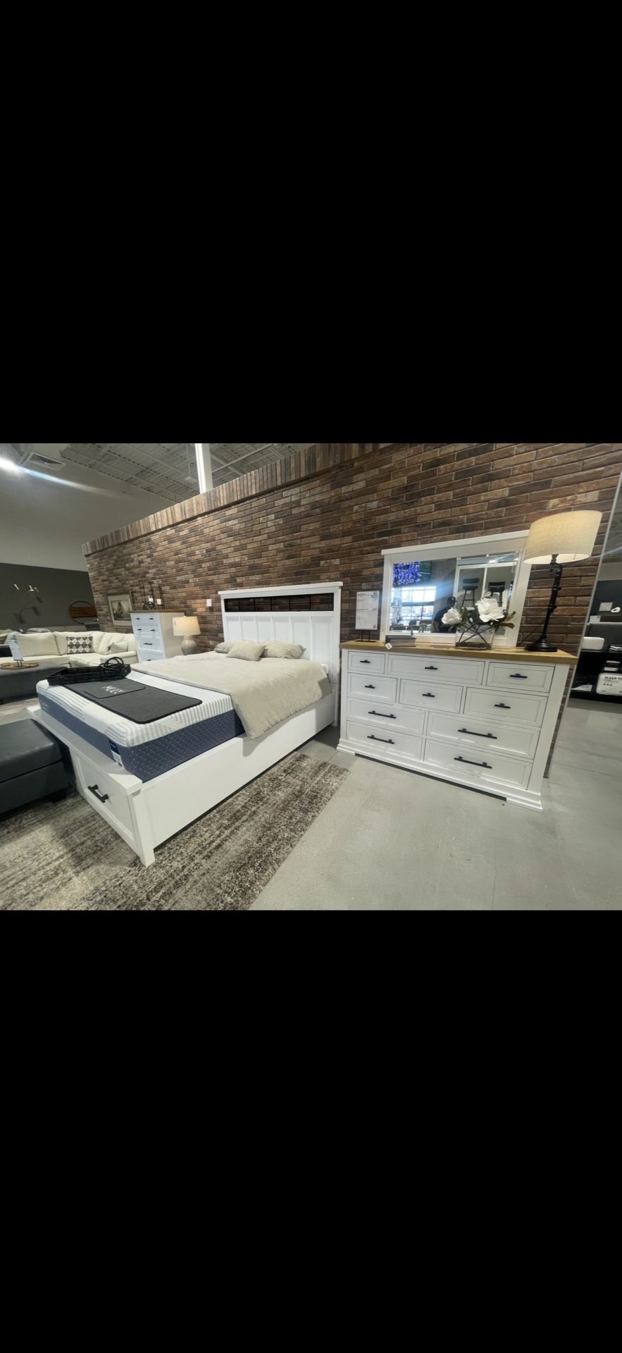 King Bedroom Set W/ Mattress