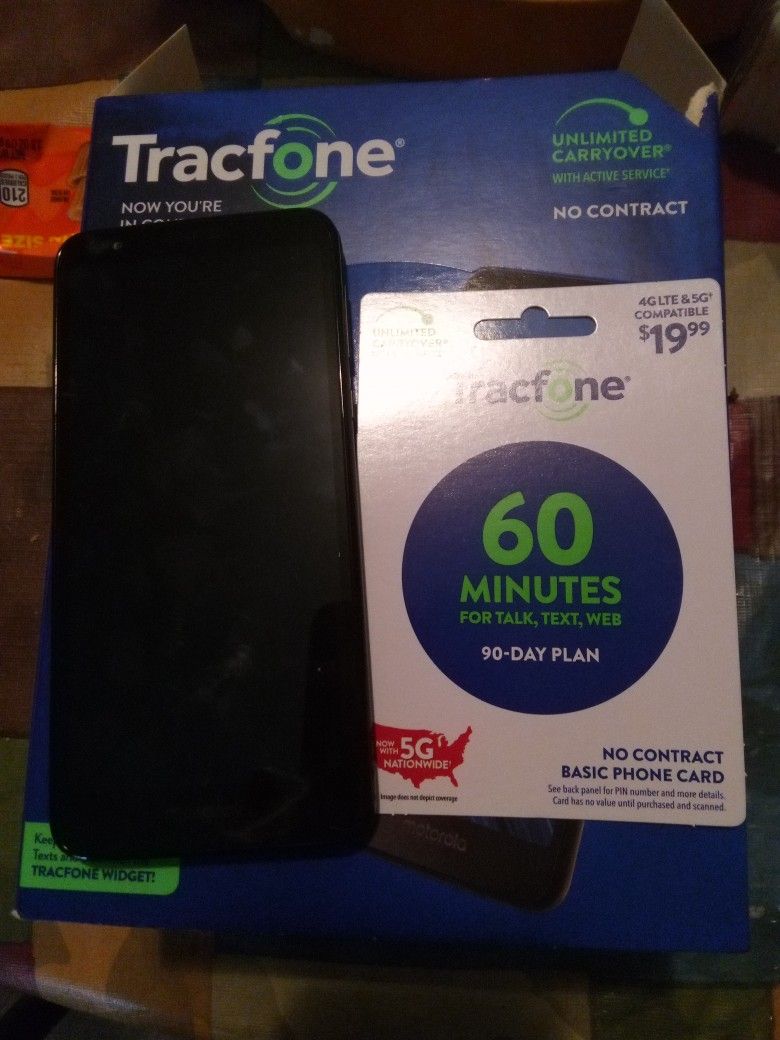 Trac Phone With 60 Min Card