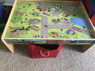 board game and wooden pieces