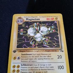 Pokemon Card First Edition Number One