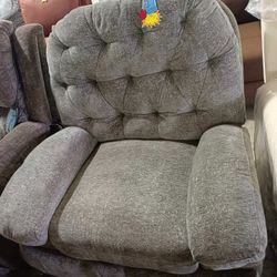 Ergonomic Recliner Sofa Chair | Plush Reclining Chair with Adjustable Backrest & Footrest | Premium Fabric, High Density Foam Relaxation Color Grey $2