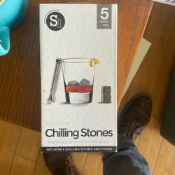 Chilling Stones For Cocktails. New! 