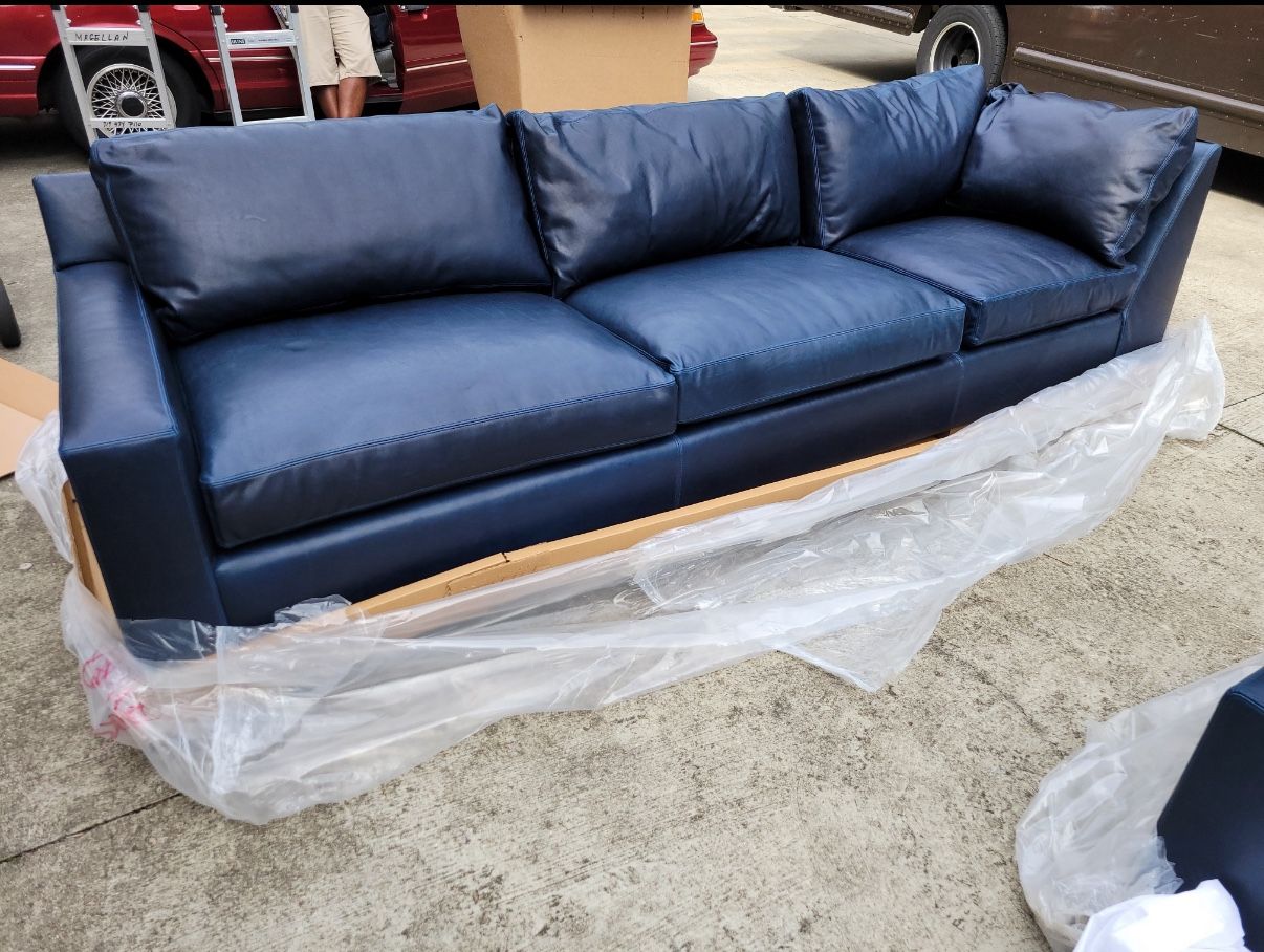 Brand New Custom Leather Sectional