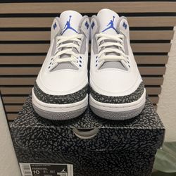 Retro 3 Racer Blue Size 10 Ds