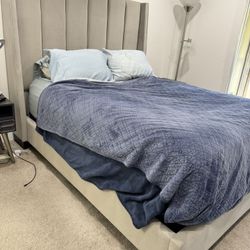 Upholstered Queen Bed Frame