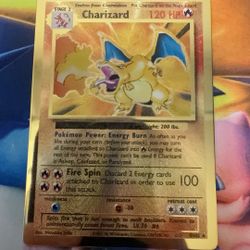 charizard metal card 