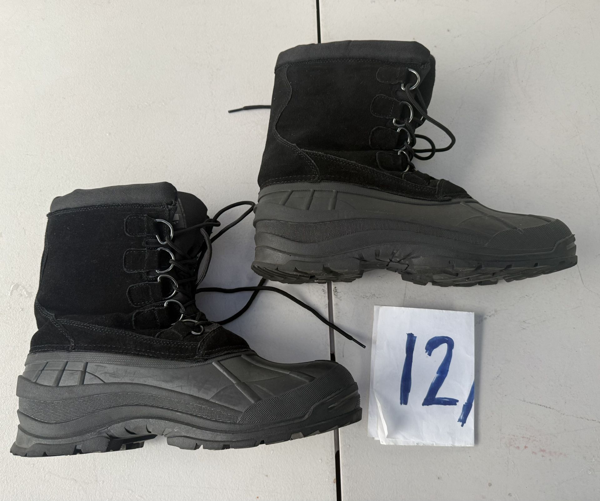 Men’s Black Itaska Snow Boots. Size 12 