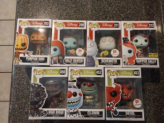 Nightmare Before Christmas Funko Pop Lot