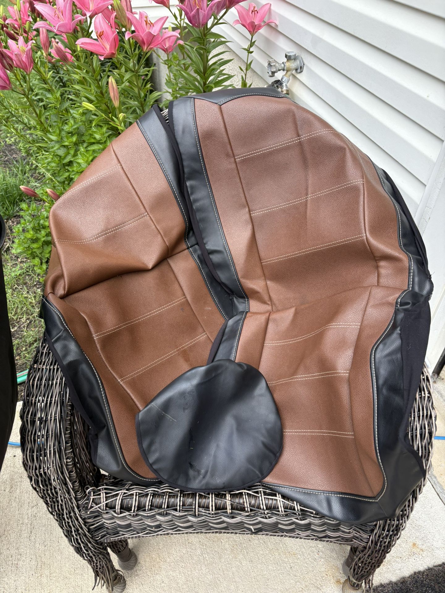 Driver side and passenger side seat cover for a 1999 through 2017 Dodge ram will fit