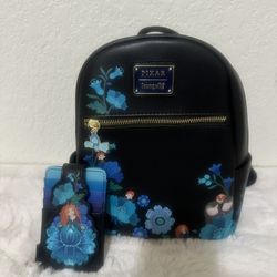 Brave Merida Loungefly Backpack And Wallet