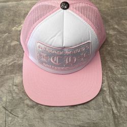 Chrome Heart Hat Pink 