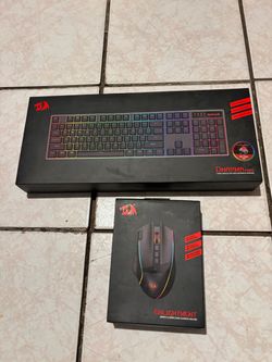 Redragon Dharma Pro Keyboard & Enlightment Mouse Bundle