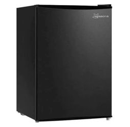 Seasons 2.3 black compact refrigerator