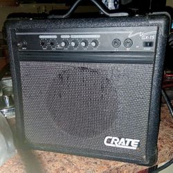 Crate GX-15 15-watt solid-state combo Compact Guitar Amplifier 