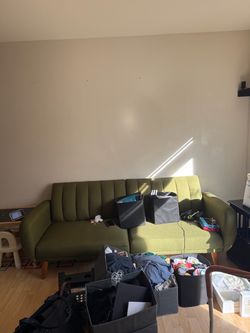 Green couch