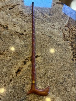 Handmade Carved Rare Antique Rosewood Walking cane