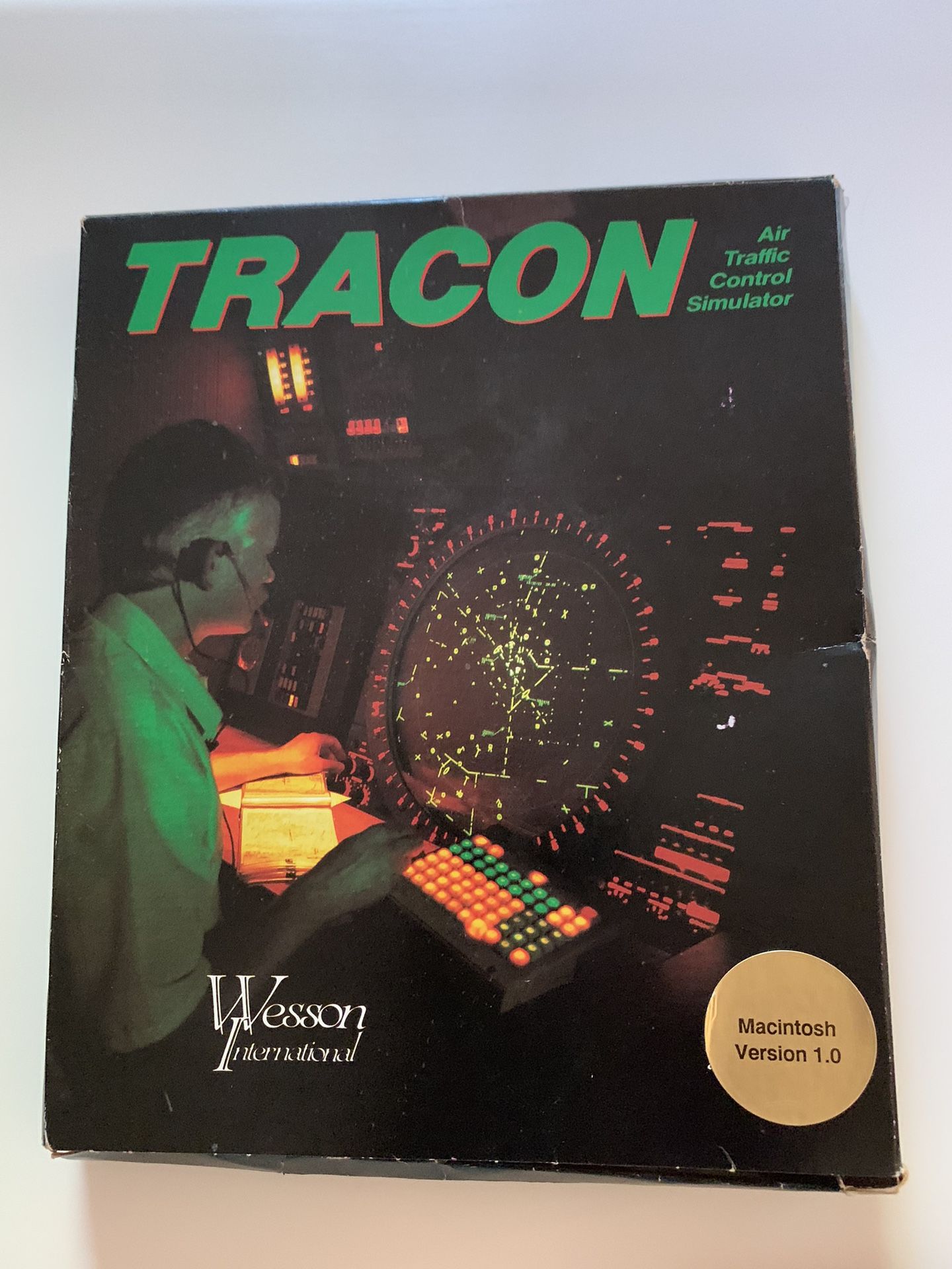 TRACON AIR TRAFFIC CONTROL SIMULATOR for Macs from 1988 COMPLETE SET