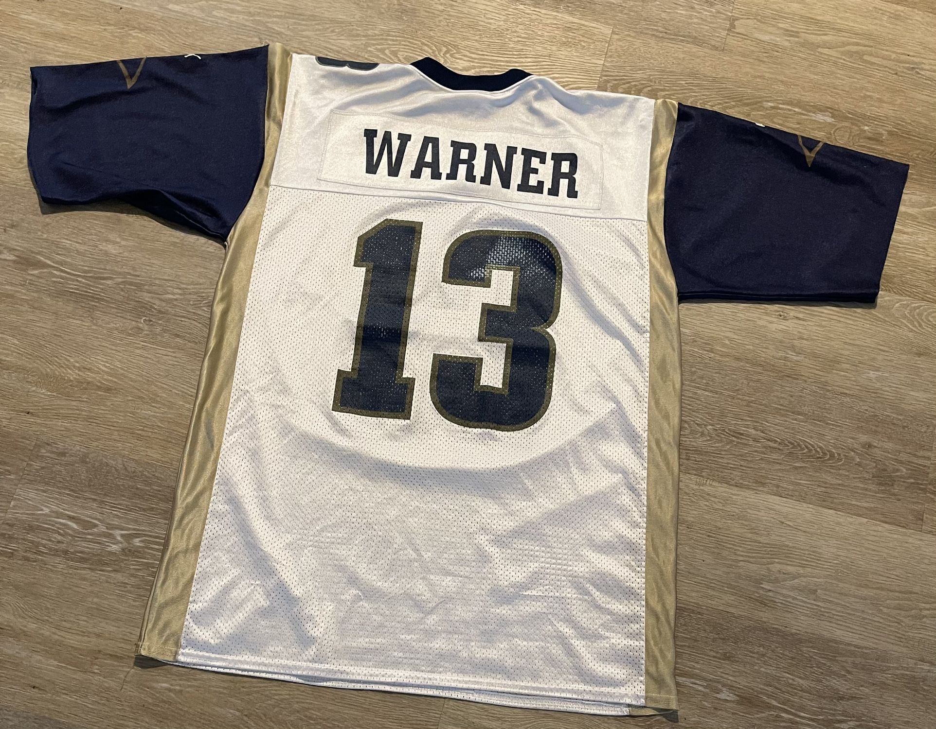 Vintage Puma NFL St. Louis Rams Kurt Warner #13 Men’s Size L Jersey