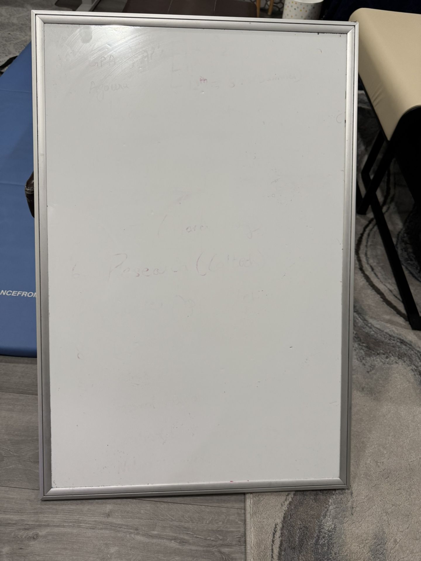 Magnetic Dry Erase Board, 36 X 24 Inches, Silver Aluminium Frame