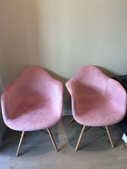 Pink chairs