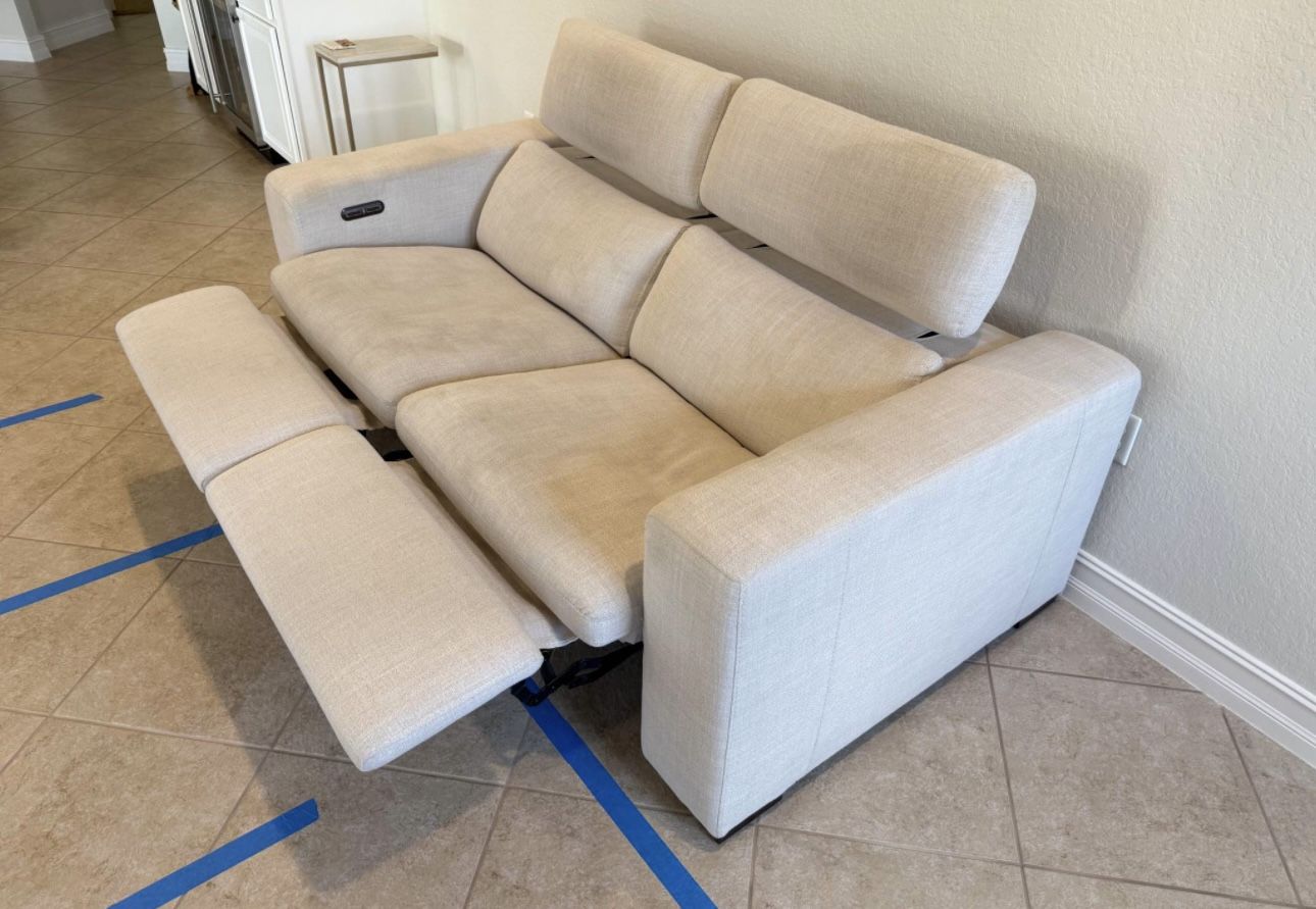 Dual Power Recliner Sofa