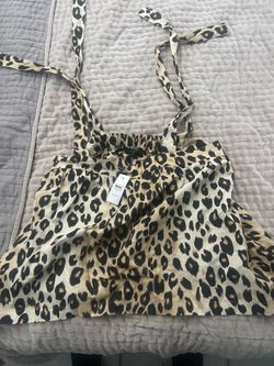 Ann Taylor Sleep Leopard Print Cami Pajama Top