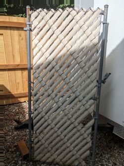 chain link fence and gate