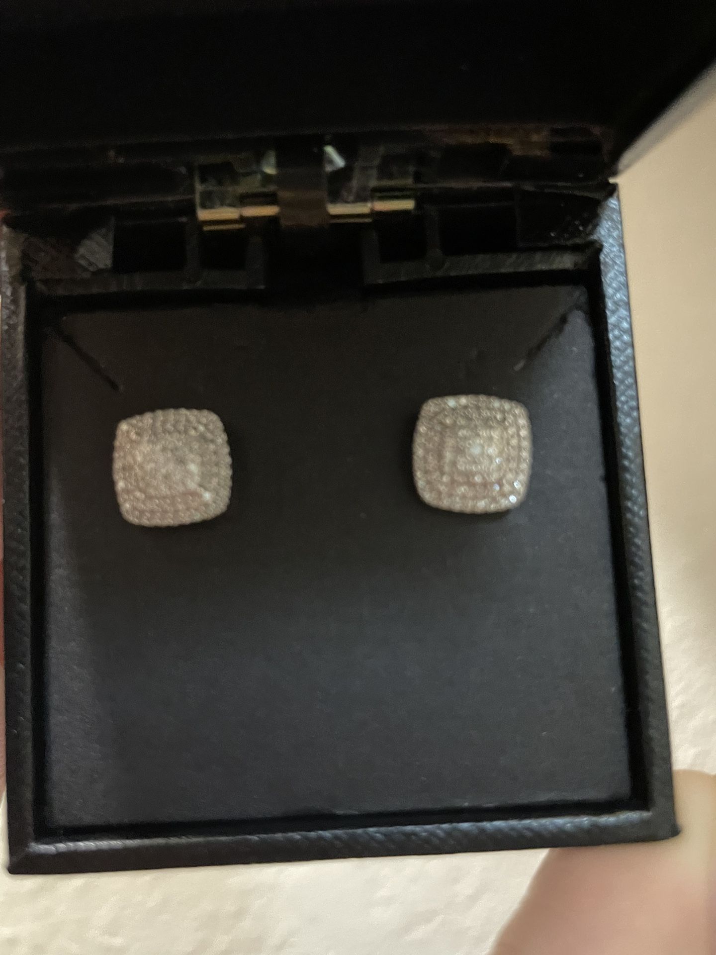 Real diamond earrings