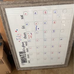 Wall Calendar Frame