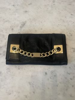 Rare Vintage Michael Kors KX Black & Gold Clutch