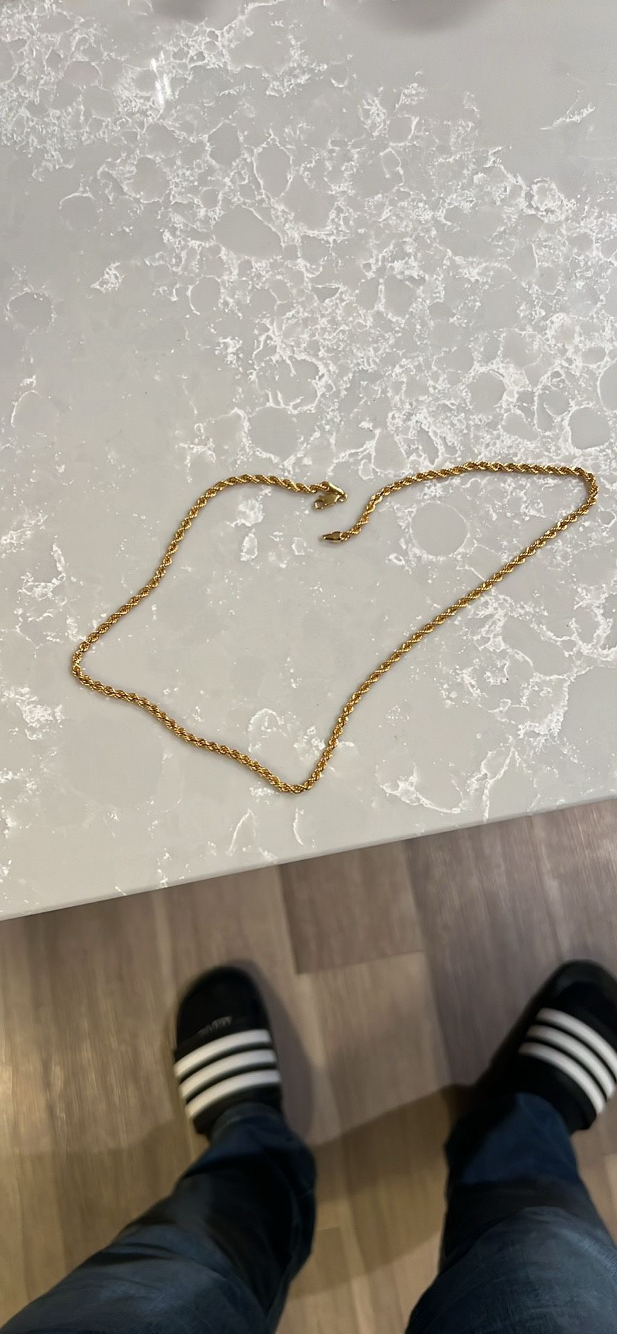 Rope 18k Gold Chain 